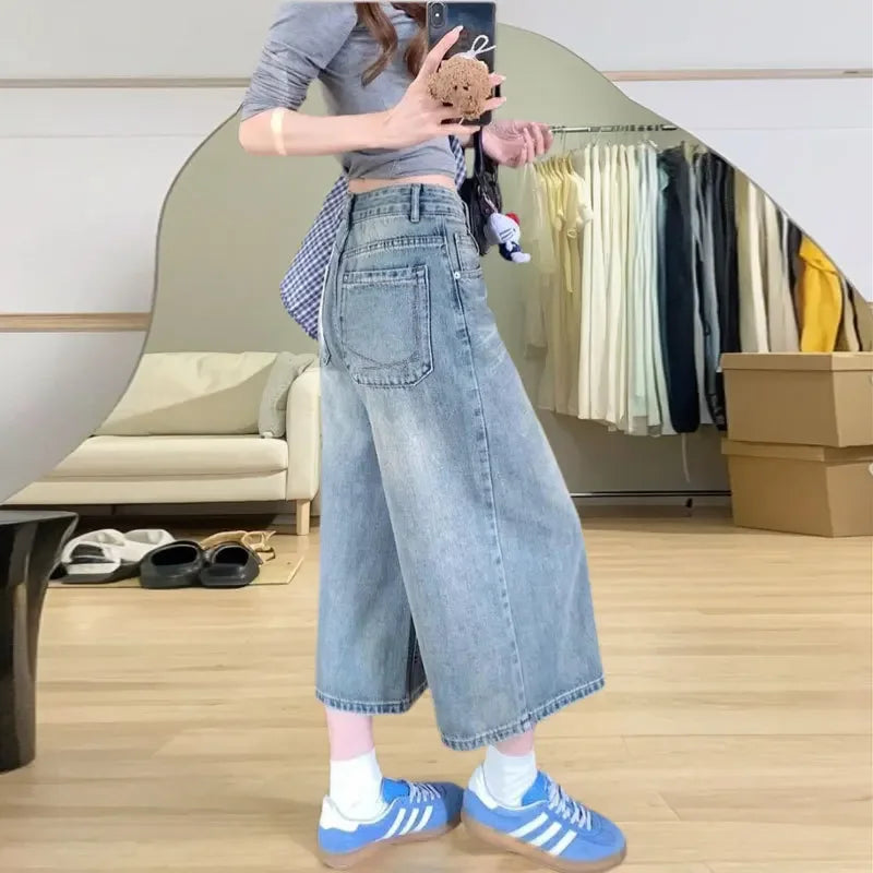 Damen Hohe Taille Baggy Jeans | Vintage