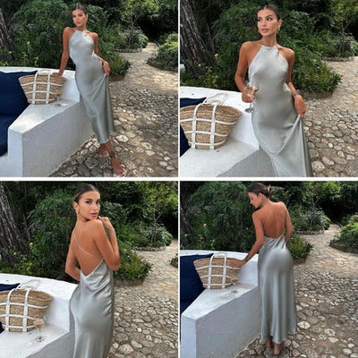 Elegantes Ärmelloses Maxikleid mit Rückenausschnitt