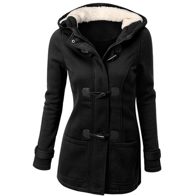 Wintermantel mit Kapuze für Damen