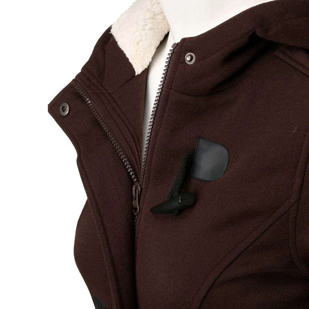 Wintermantel mit Kapuze für Damen