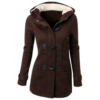Wintermantel mit Kapuze für Damen