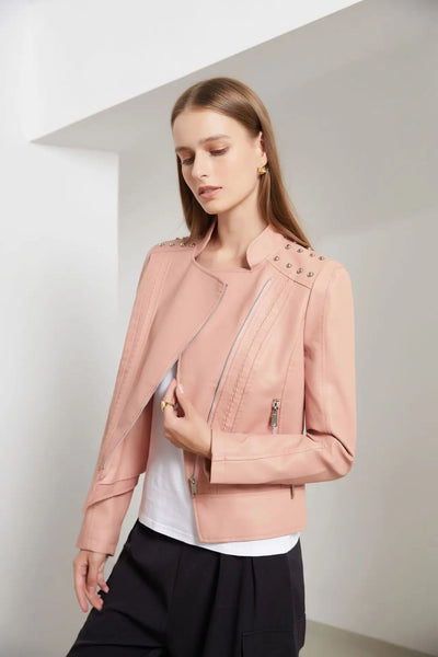 Heidi-Mode | Kurze Slim Lederjacke