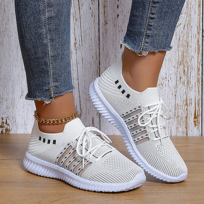 Damen Mesh-Schnürsneaker für Alle Jahreszeiten