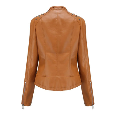 Heidi-Mode | Kurze Slim Lederjacke