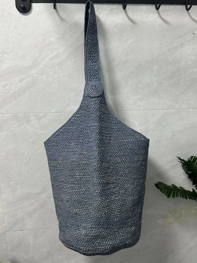 Boho Strohtasche Damen – Handgefertigte Strandtasche Sommer 2025 Shopper