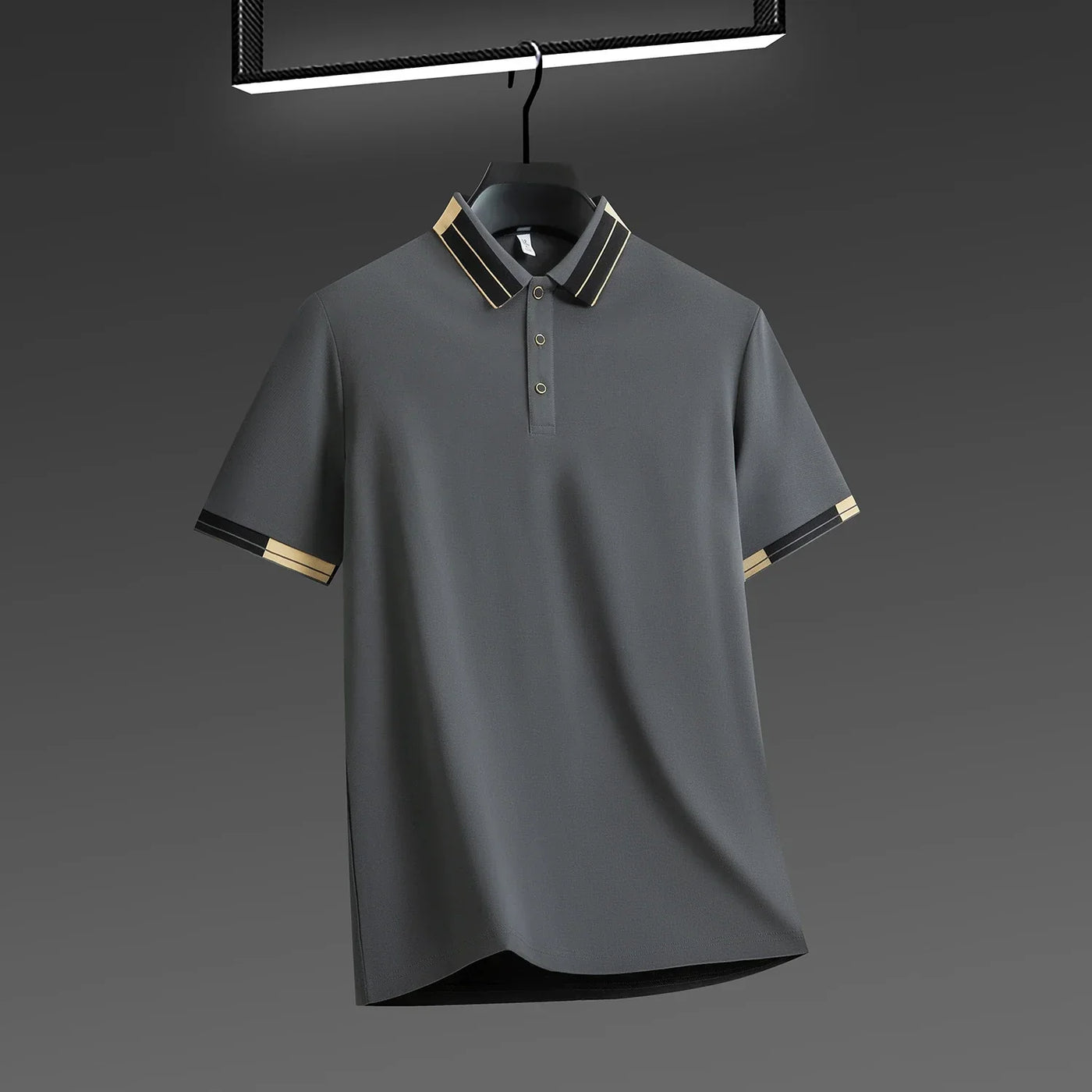 ROSSI ROMA | Poloshirt in Grobstrick