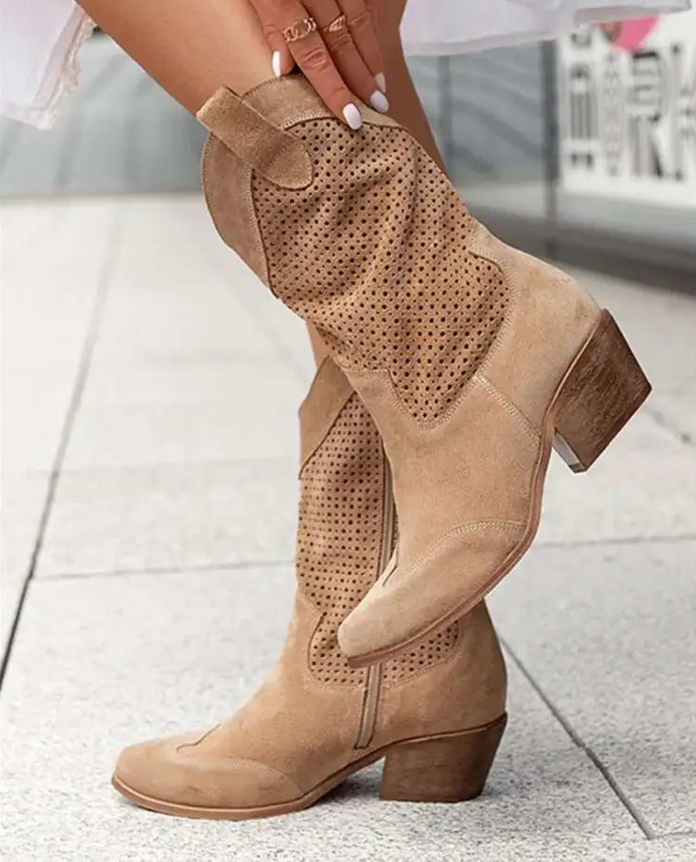 Zulana | Desert Breeze Wildlederstiefel