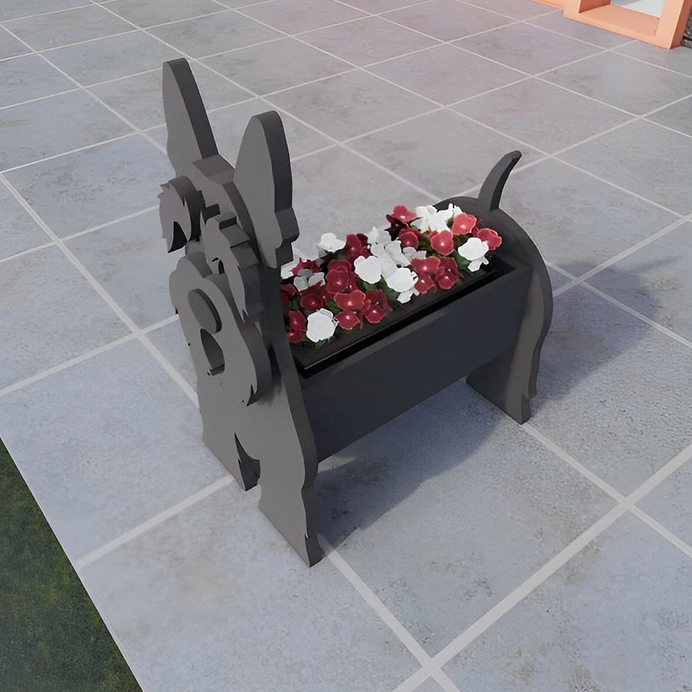 Scottish Terrier Pflanztopf