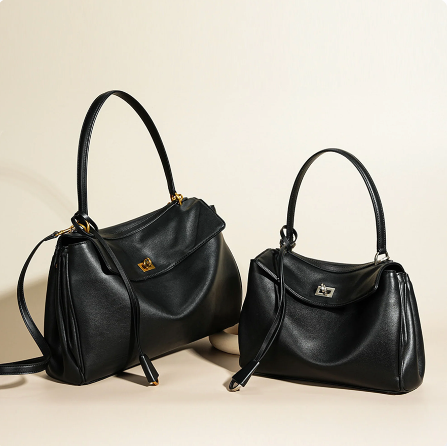 Luxuriöse vegane Leder Tote Bag