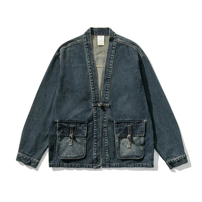 CECANIA - KIMONO-JACKE AUS DENIM