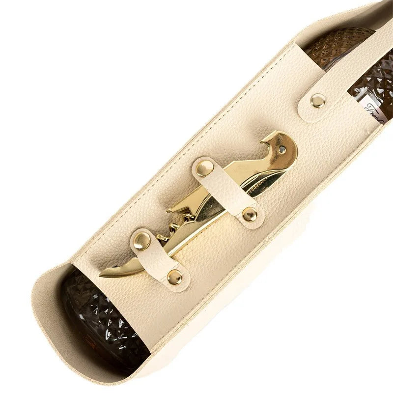 AIKE - FLASCHENHALTER AUS LEDER