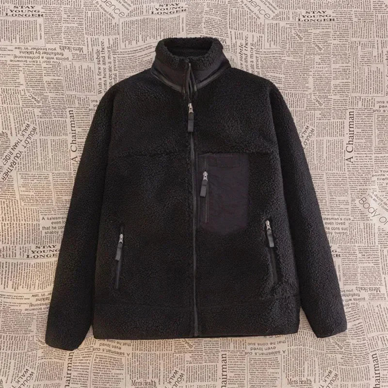 Rollkragen Winterjacke für Herren