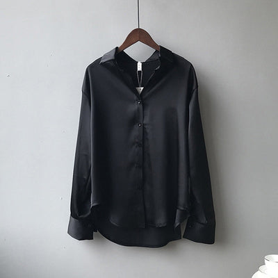 Marie | Seidenhemd Vintage bluse aus 100% Seide