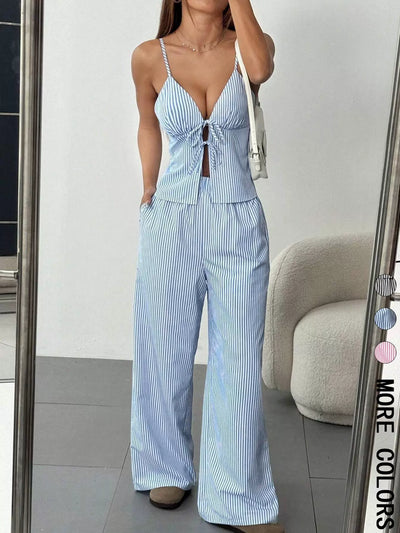 Laura | Gestreiftes 2-teiliges Set