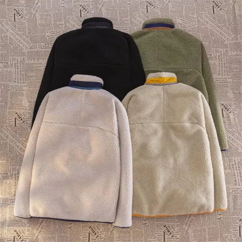 Rollkragen Winterjacke für Herren
