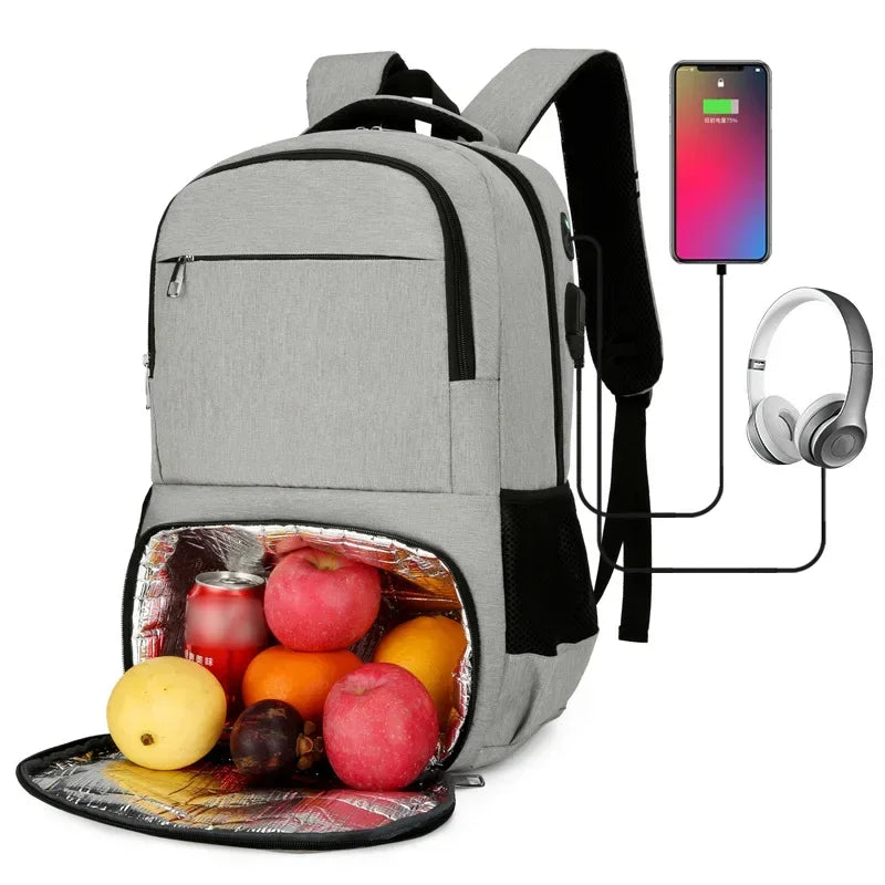 Unisex Multifunktional Groß Isoliertes Lunchfach Rucksack | Reise
