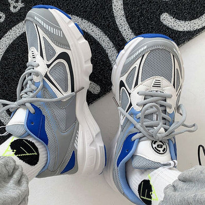 Chunky Retro-Mesh Turnschuhe für Herren