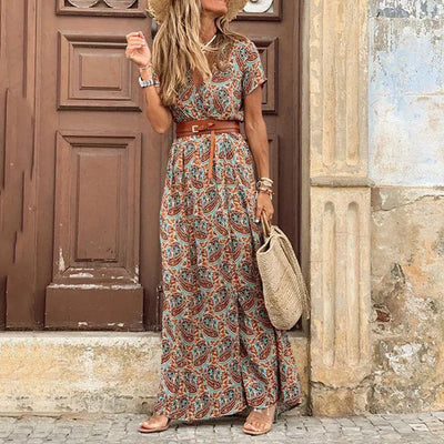 Luna® | Elegantes Bohemian Maxikleid