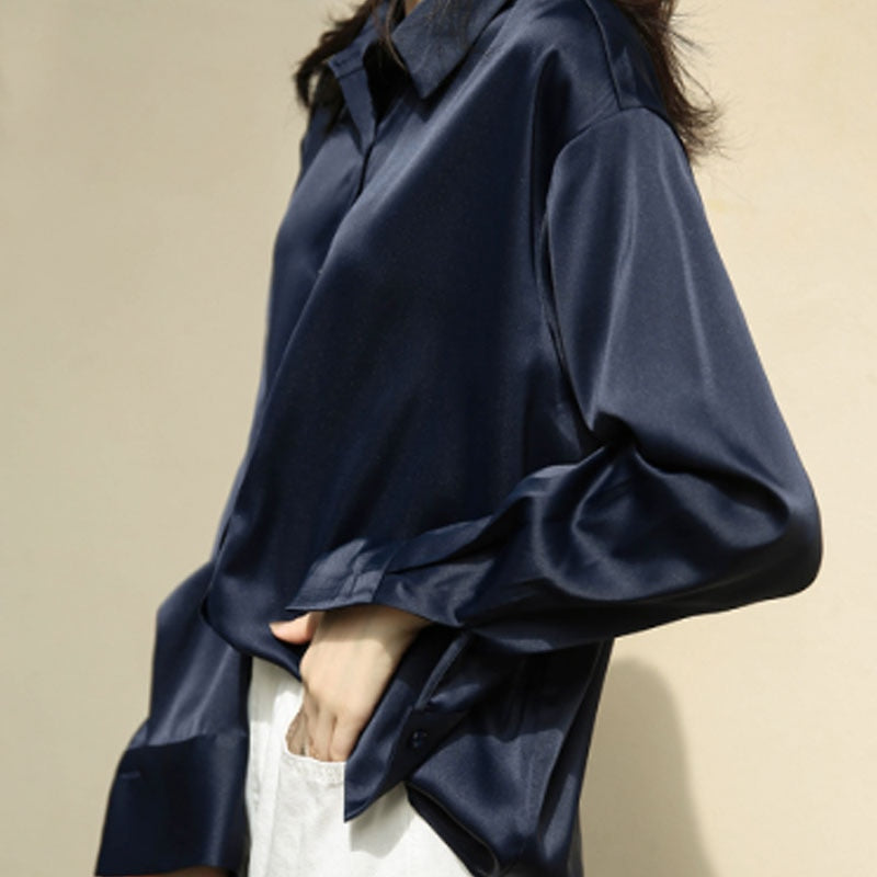 Silvana | Vintage Seiden Bluse