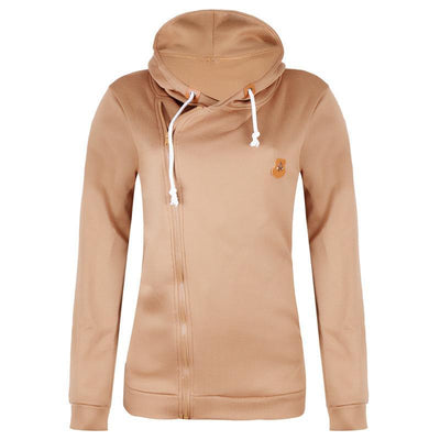 Heidi-Mode | Größe Reißverschluss Taschen mit Kordelzug Hoodie