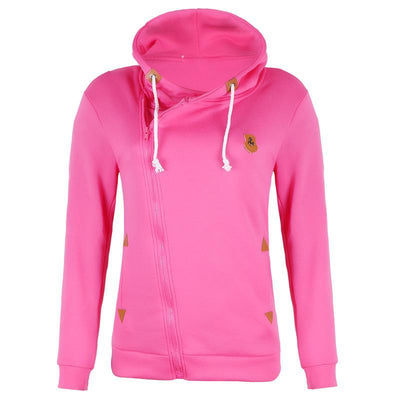 Heidi-Mode | Größe Reißverschluss Taschen mit Kordelzug Hoodie