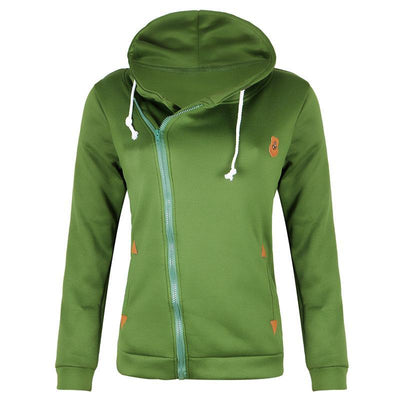 Heidi-Mode | Größe Reißverschluss Taschen mit Kordelzug Hoodie