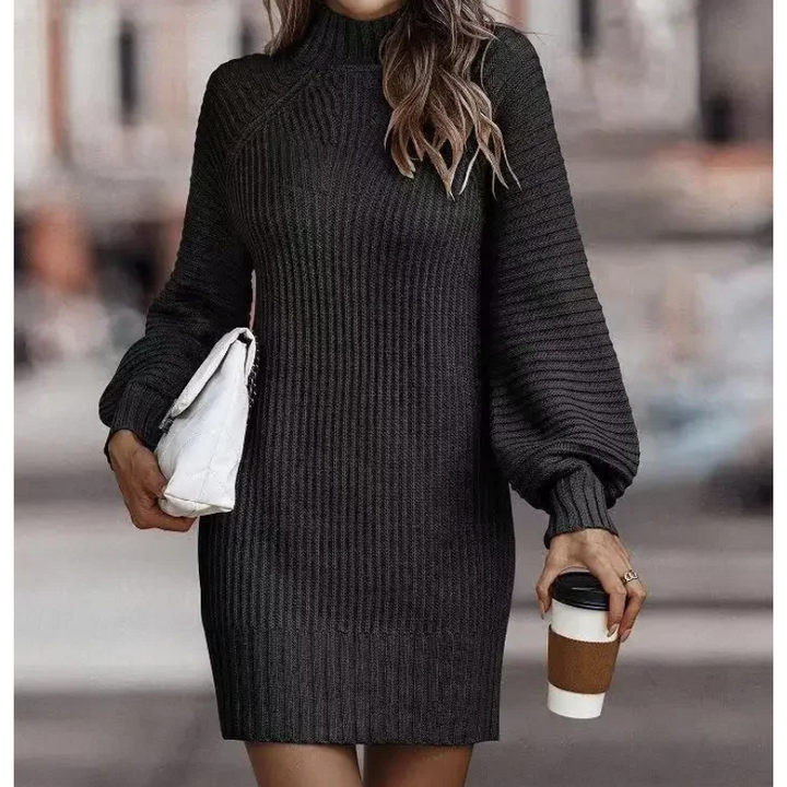 Stella | Strickkleid Winter Mini Kleid