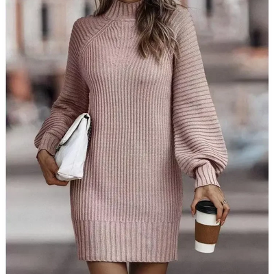 Stella | Strickkleid Winter Mini Kleid