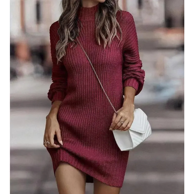Stella | Strickkleid Winter Mini Kleid