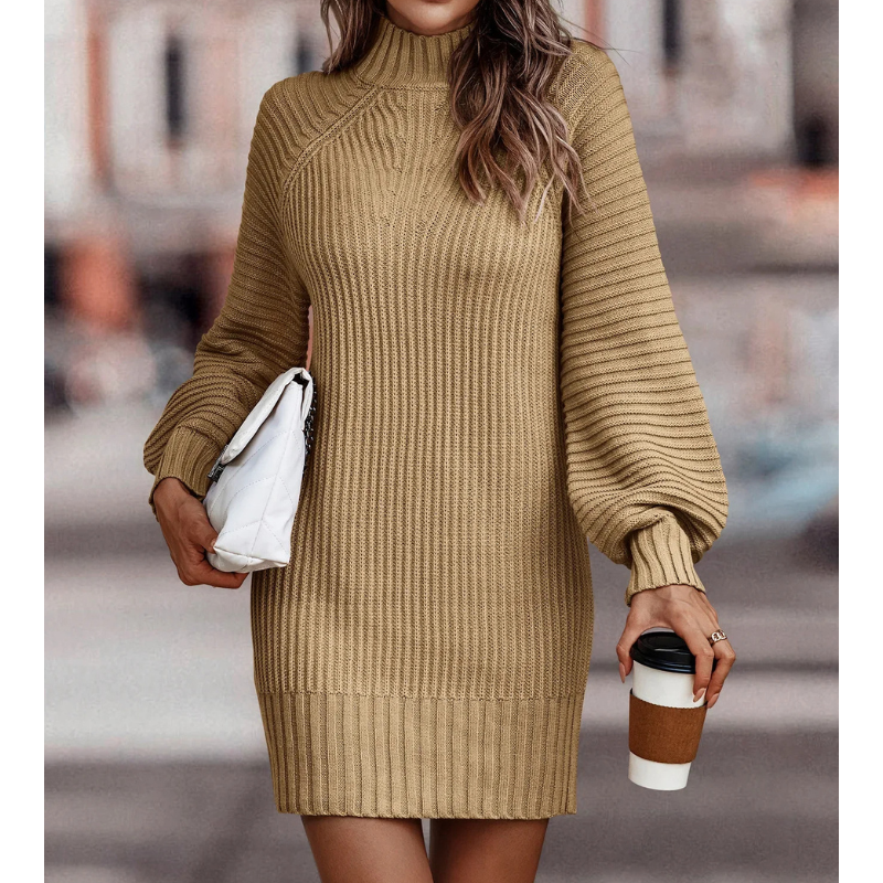 Stella | Strickkleid Winter Mini Kleid