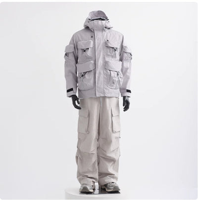 Taktische Windjacke mit Kapuze für Damen und Herren – Unisex Stil