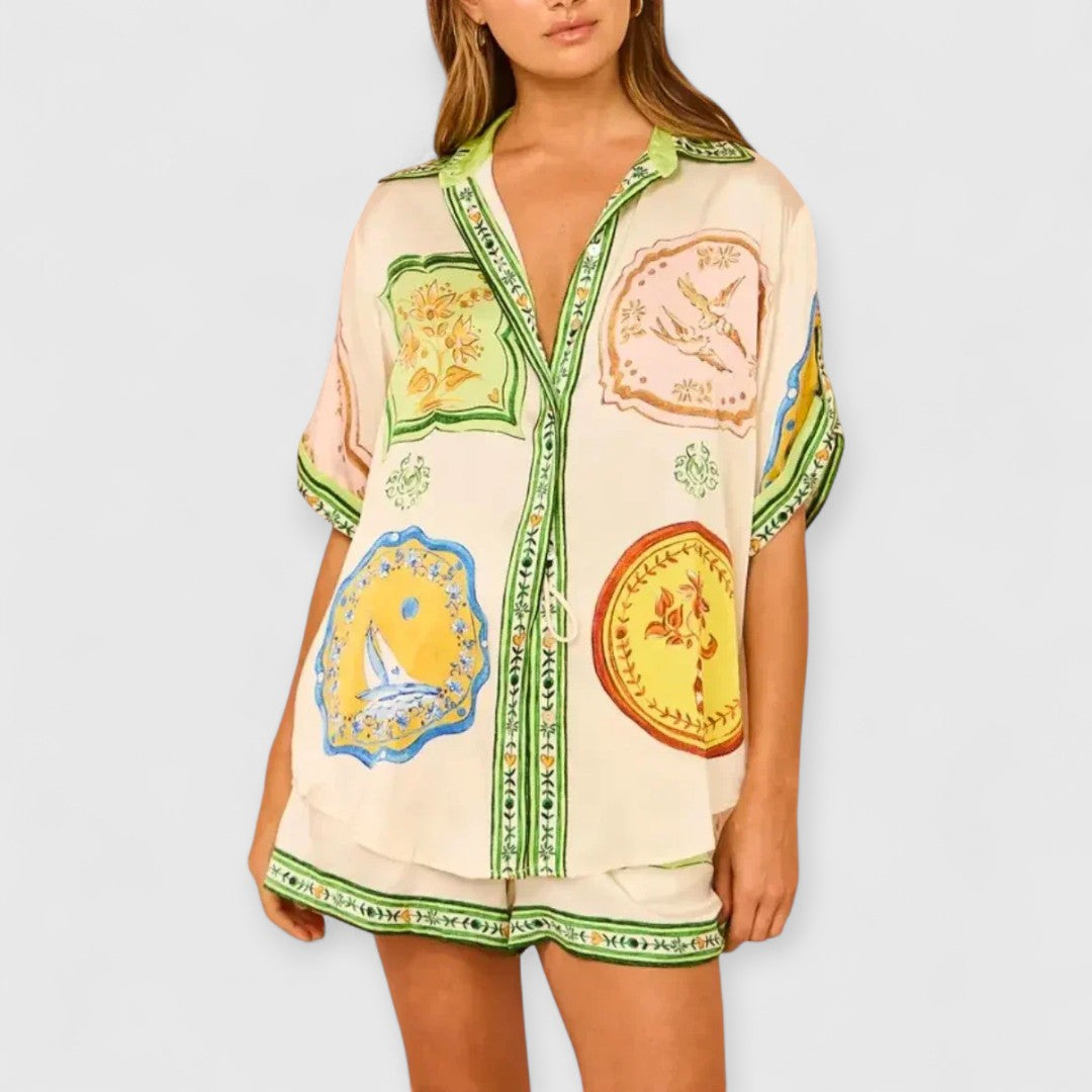 Rhoswen | Lässiges Shorts-Set