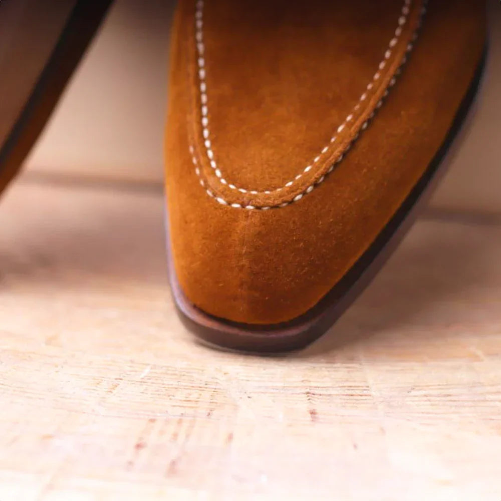 Wildleder-Oxford-Schuhe für Herren