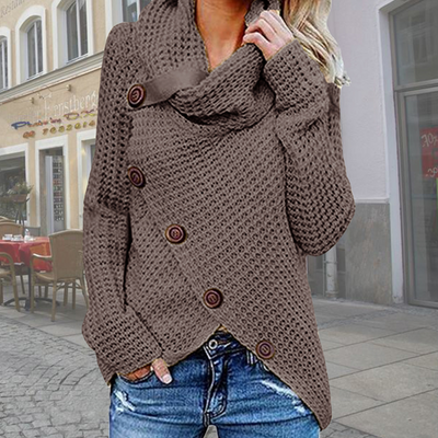 Klasse Winter-Strickjacke für Frauen