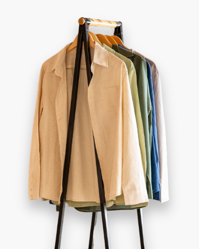 Herren Lässiges Leinenhemd | Atmungsaktiv & Locker