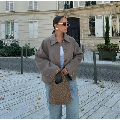 Theresa | Vielseitig kombinierbare elegante Übergangsjacke