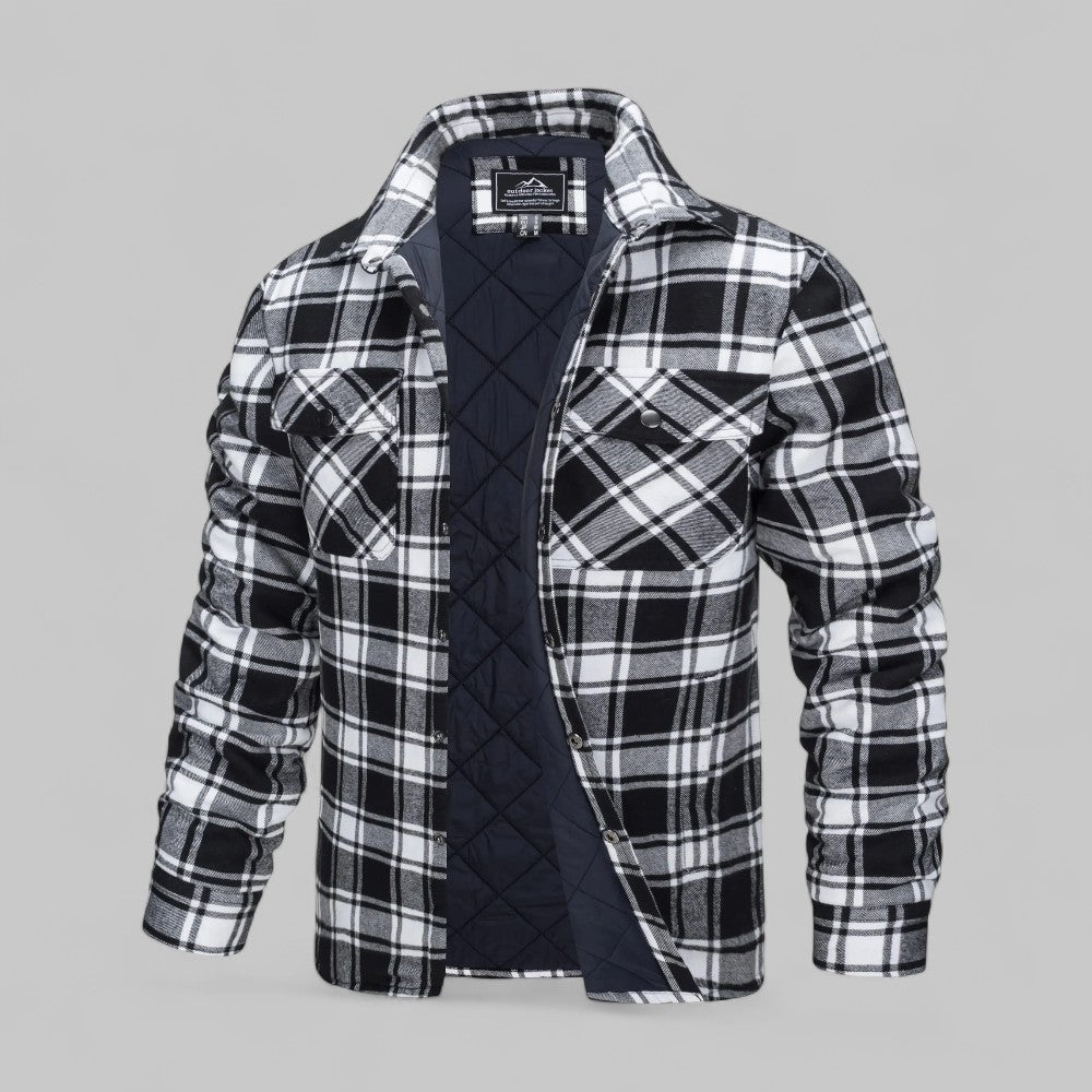 Tobias | Bequeme karierte Flanellhemdjacke