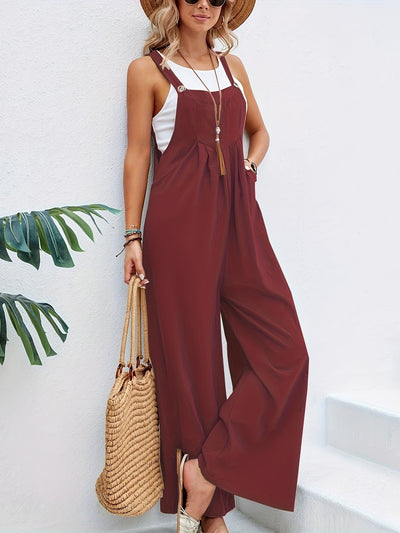 Ärmelloser Boho-Jumpsuit für Damen