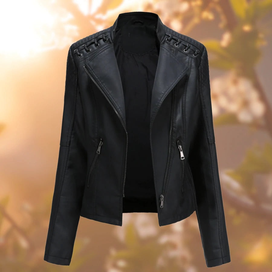 Modische Lederjacke für Damen