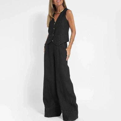 Heidi-Mode | Lässiges Leinen Blazer Set