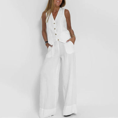 Heidi-Mode | Lässiges Leinen Blazer Set