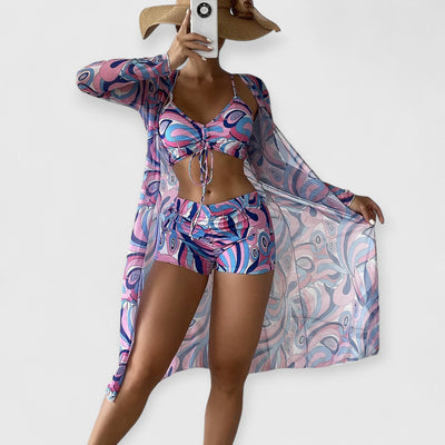 Inez | Bikini mit hohem Bund und drei Teilen