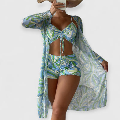 Inez | Bikini mit hohem Bund und drei Teilen