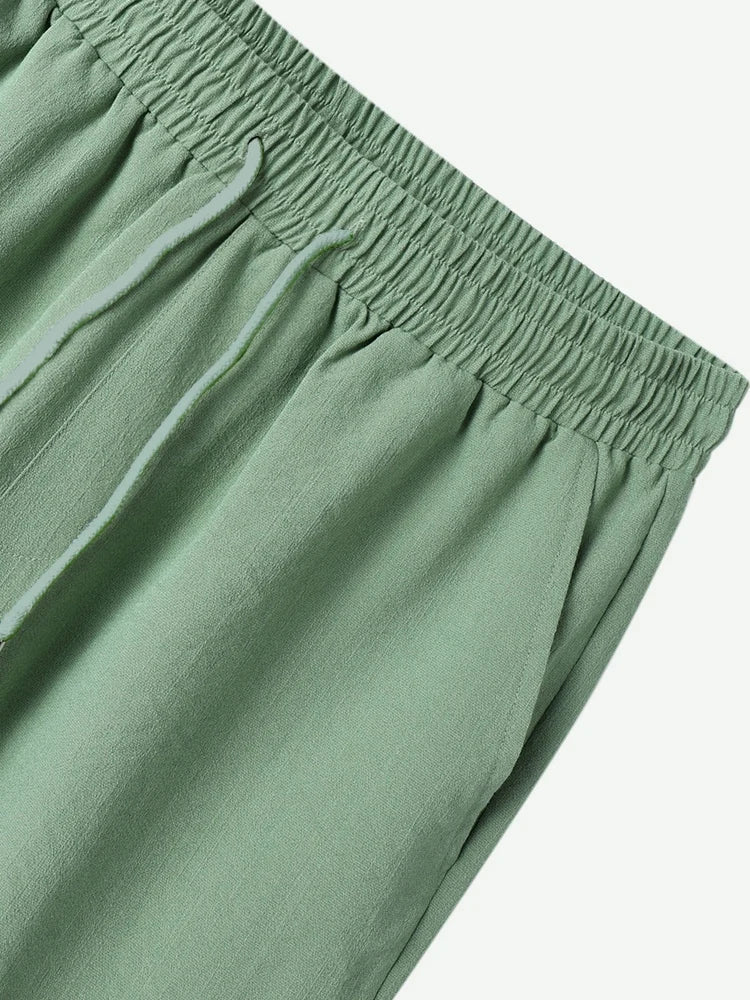 Kurzarmhemd und Elastischem Bund Hose für Herren