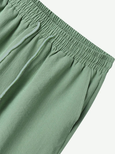 Kurzarmhemd und Elastischem Bund Hose für Herren