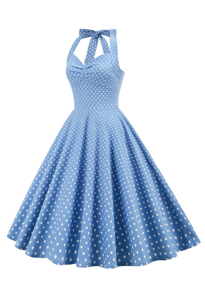 Retro Polka Dot Rückenfrei für Damen