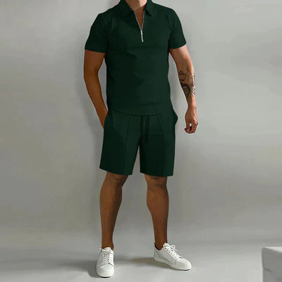 Poloshirt- und Shorts-Sommer-Set für Herren