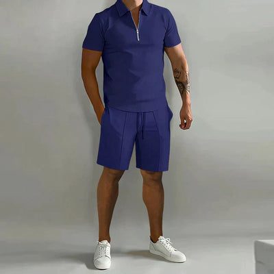 Poloshirt- und Shorts-Sommer-Set für Herren
