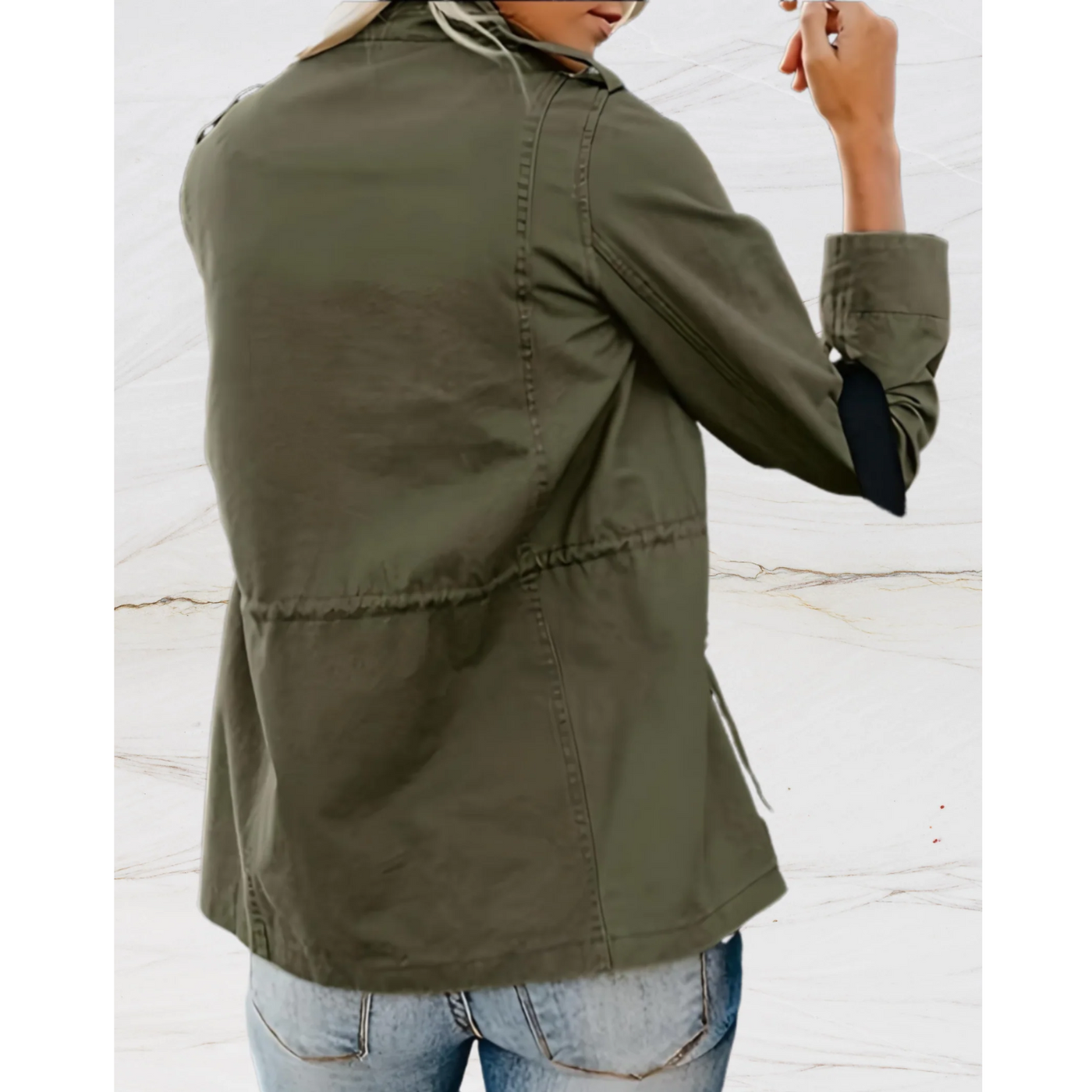 Sommerjacke mit Taschen für Frauen