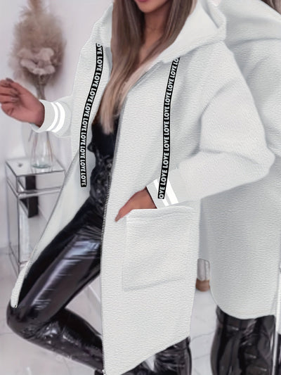 Nicola – Langärmelige Jacke Mit Seitentaschen